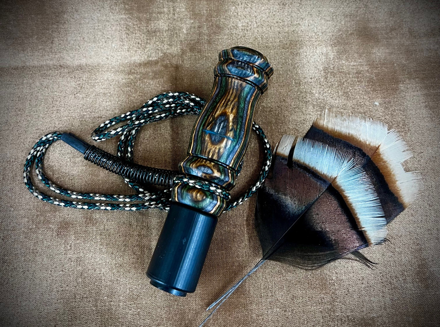 Locator Call, The "Hootenanny" TM, Barred Owl, Hardwood Laminate