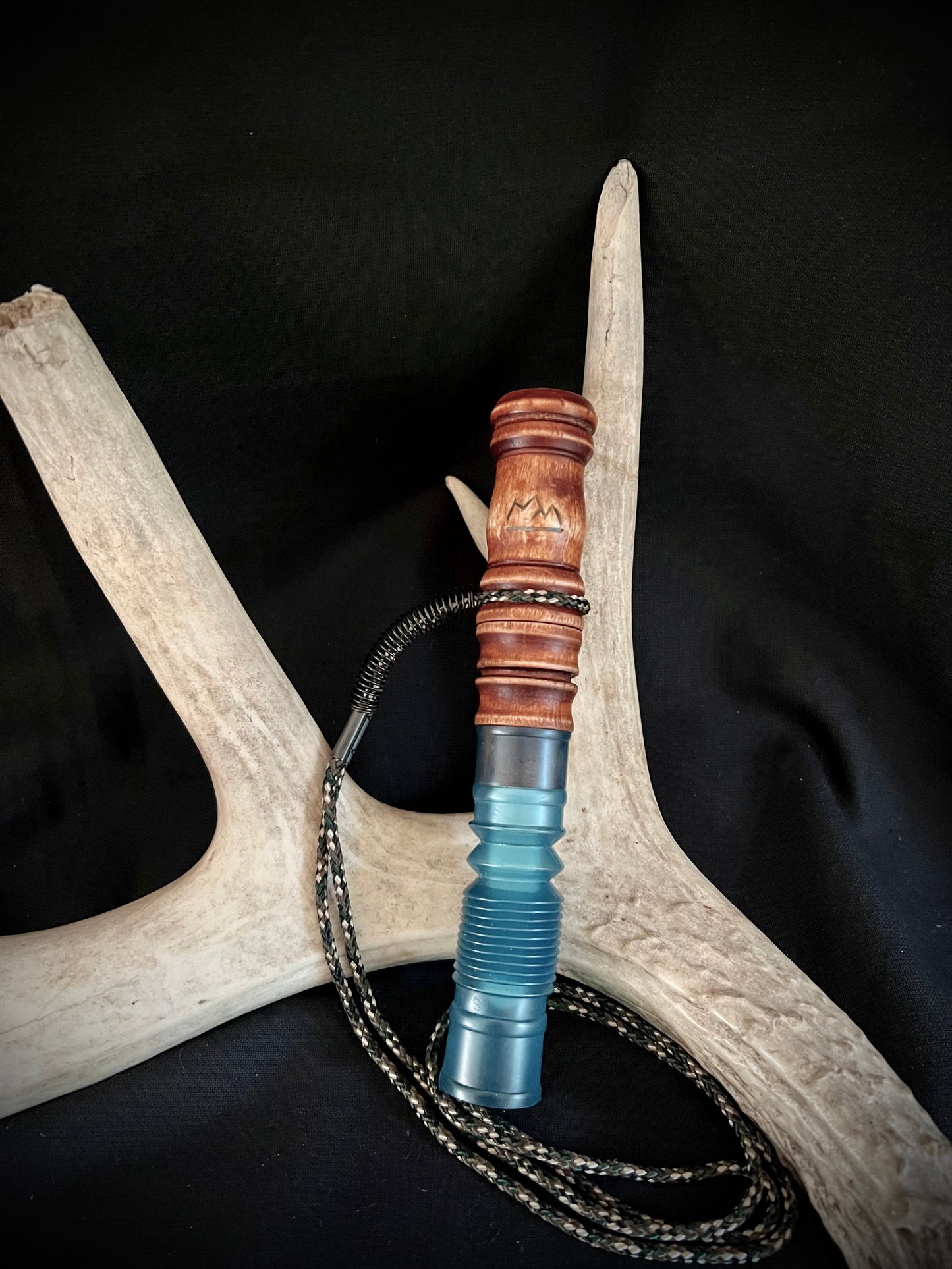 Deer Call, The "Impersonator" TM, Curly Maple with Flextube